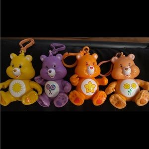 Funshine , Friendship , Laugh A Lot , Share Bear , And Wish Bear Keychain